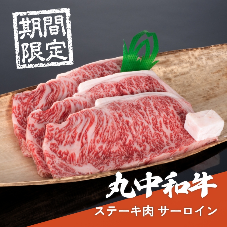 【期間限定】【会員様限定】丸中和牛ステーキ肉サーロイン 180g × 2枚→200g × 2枚