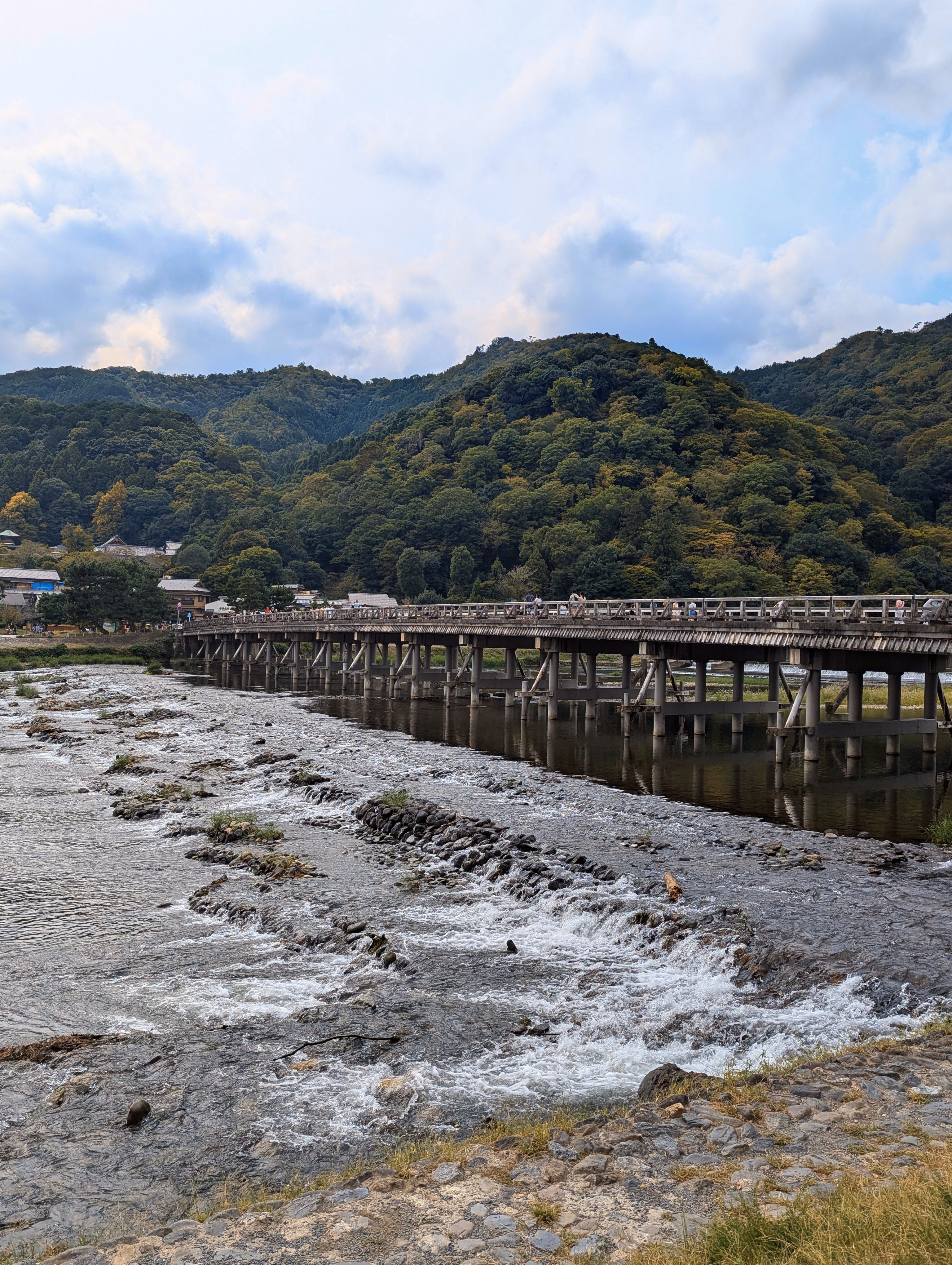 京都、嵐山渡月橋